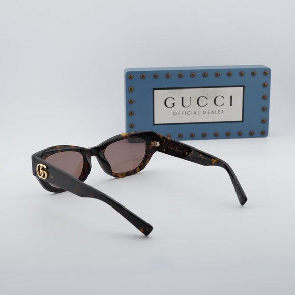 Gucci GG1954SA 002 Cat Eye Sunglasses - Havana/Brown